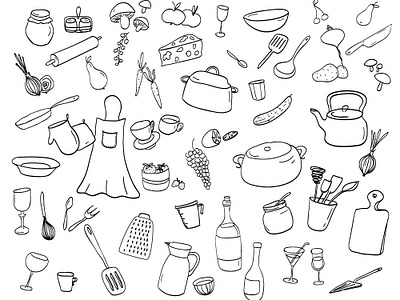 Cook-n-Kitchen cook draw drawing kitchen sketch