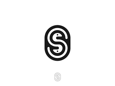 S for Snakes animal branding icon illustration inkscape letter logo mark snake