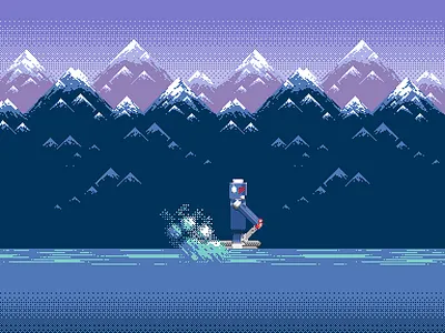 Moncler Enfant Back To School B 16 bit 8 bit 80s 90s animation illustration pixel art retro