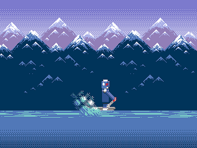 Moncler Enfant Back To School B 16 bit 8 bit 80s 90s animation illustration pixel art retro