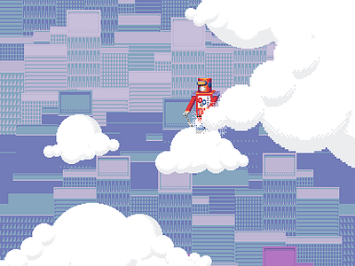 Moncler Enfant Back To School D 16 bit 8 bit 80s 90s animation illustration pixel art retro