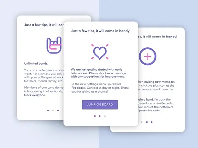 Onboard For New Users app design illustration typography ui ux