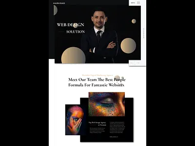 Markdao Digital Marketing Agency Web Design design graphic deisgn web web design web design inspiration