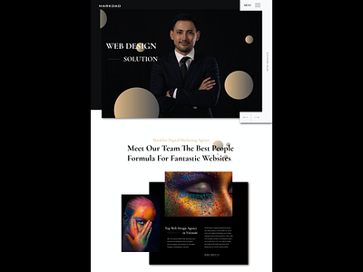 Markdao Digital Marketing Agency Web Design design graphic deisgn web web design web design inspiration