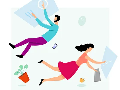 Space and Time affinity designer art drawing drawing ink execution experience design illustration sketching web illustration