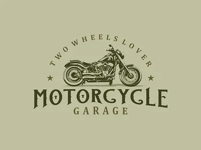 Dribble 14 adobeillustrator art biker classic coreldraw coreldrawx7 design elegant garage graphic illustration illustrator label logo motorcycle retro two wheels typography vector vintage