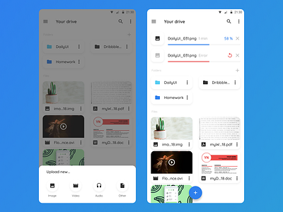 DailyUI 031 - File Upload dailyui design file upload mobile app design