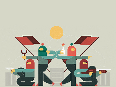revolution characters design people politics retro styletest