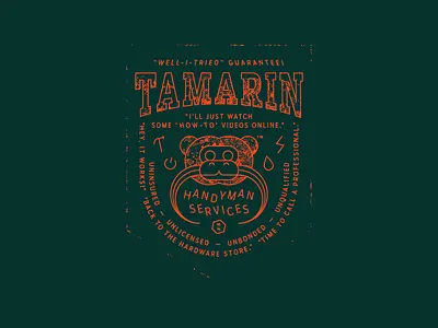 Tamarin electric hammer handyman monoline plumber services shirt tamarin technology