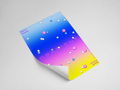 Gradient Poster blank poster colors design gradient graphic design plakat poster print