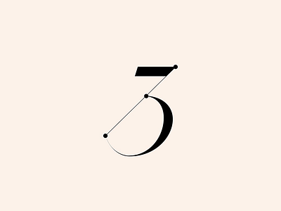 3 Point Line - Logo brand branding design icon id identity logo logotype mark minimal symbol symbol icon type visual identity welovenoise