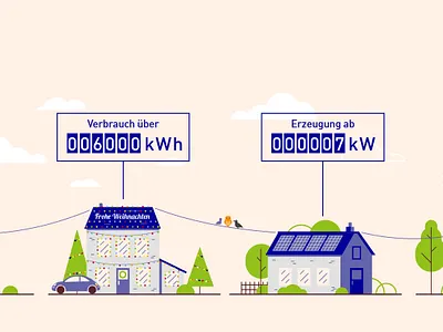Neighborhood_02 birds christmas energy houses landscape lights power solar suburbs trees wind