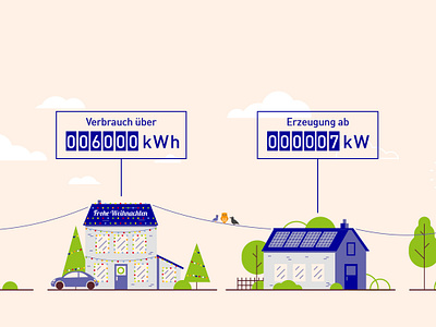 Neighborhood_02 birds christmas energy houses landscape lights power solar suburbs trees wind