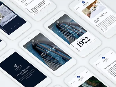 Amalia Home Collection // Mobile Screens amalia bed collection confort furniture home interior design linen luxury