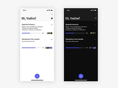 Progress Bar — 086 #dailyui 086 adobexd challenge dailyui design ios progress bar schedule task list task manager ui