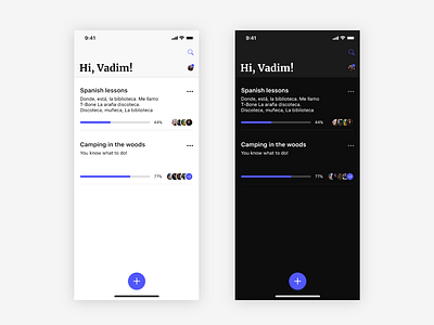 Progress Bar — 086 #dailyui 086 adobexd challenge dailyui design ios progress bar schedule task list task manager ui