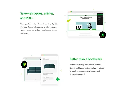 Evernote Web Clipper clipper evernote feature ui design