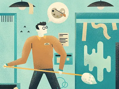 Day Dreams art drawing editorial freelance graphic design illustration illustrator photoshop vector