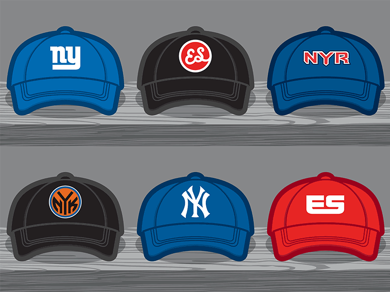 Caps on Display badge bolt brand branding cap identity logo logomark mark monogram retro