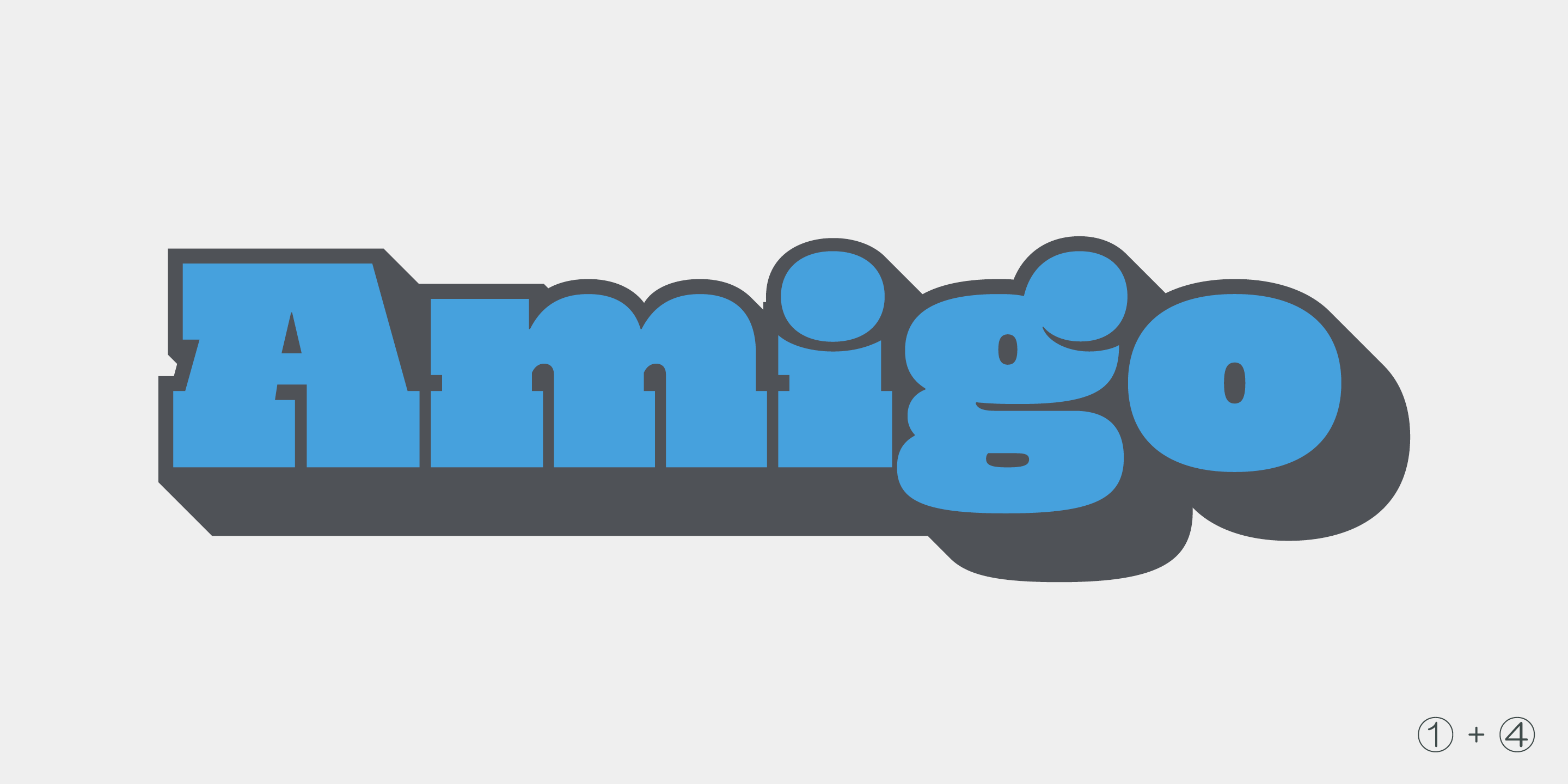 Mighty Slab color font font design layers logo type type design typeface