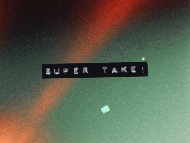Super Take! WIP brand brand animation branding film filmmaking logo animation motion motion design motion graphics retro super 8 vintage wip