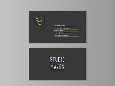 Studio Maven Architecture business cards brand design brand identity brand packaging branding graphic design logo logo design packaging small business
