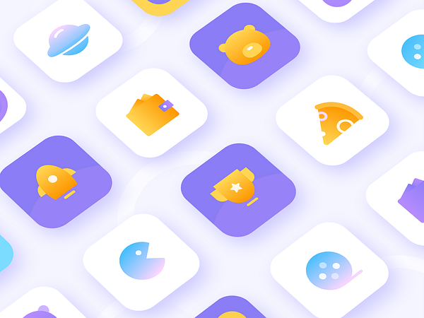 Colorful icon by Ss for BestDream on Dribbble