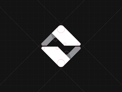 A + V grid logo logo