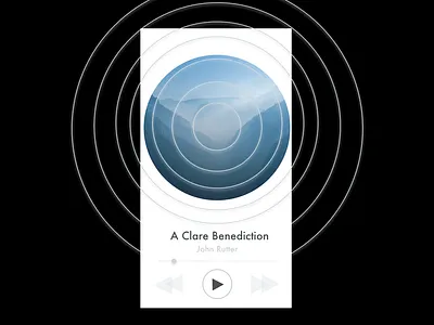 Music Player (Light) black blue design light mobile music music app music player ui ux white