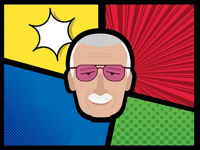 Stan Lee ai avengers caricature comic comic book design illustration marvel marvelcomics stan stan lee vector