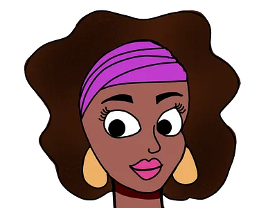 Auntie Tici for "Black History for Everyone" after effects animation animation 2d character animator video editing