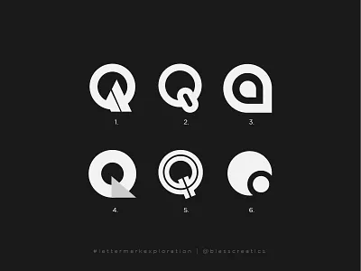 #lettermarkexploration - Q - 17/26 app apparel bless creatics brand brand identity branding design graphic design icon letter mark letter mark monogram lettermarkexploration logo logo design logo designer logo type logos mark typography web