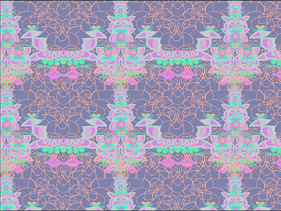 orchids repeat print surface design vector