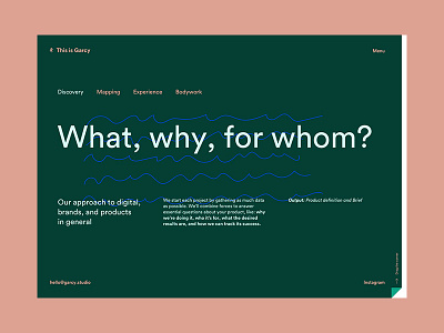 This is Garcy Website – Our game plan animation branding corporate identity design digital flat identity illustration layout logo minimal minimalism type typography ui ux vector web webdesign website