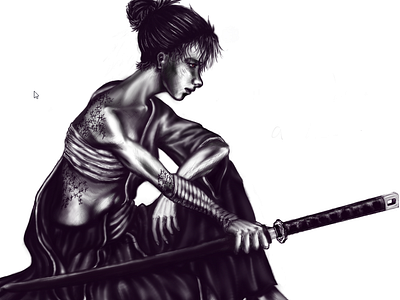 Kaede character design comic art digital art digital painting illustration