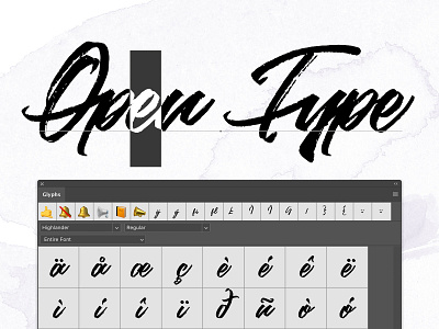 New tutorial: Open type features in Photoshop & Illustrator blog design thedesignest tutorials video