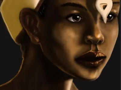 Okeleturo 1 character design comic art digital art digital painting digital portrait illustration portrait portrait illustration