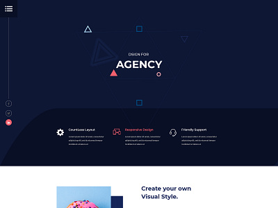 CreativePro – Agency PSD Template agency psd business business portfolio clean company corporate portfolio creative digital agency illustration modern multipurpose portfolio psd