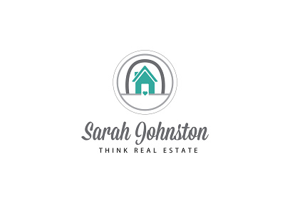 Sarah Johnston branding clean creative design flat icon illustration illustrator lettering logo real estate
