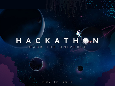 Hackathon hack the universe hackathon in house coding competition theme based design