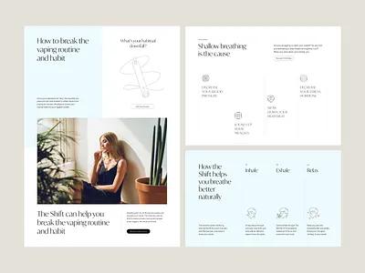 Komuso Wellness Product Website branding data visualization design graphic design health healthcare illustration infographics interface mental health minimalism ui user experience user interface ux web design web layout website website design wellness