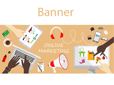 Banner, vector illustration banner design flat icon illustration vector web