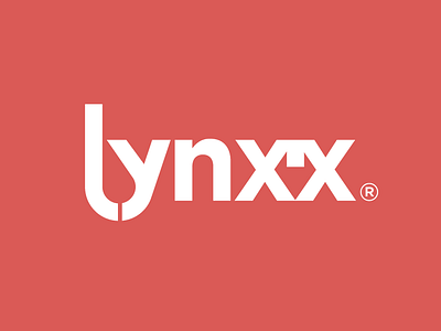 lynxx app brand identity icon illustration logo lynx mark negativespace streaming symbol type typeface typography wordmark