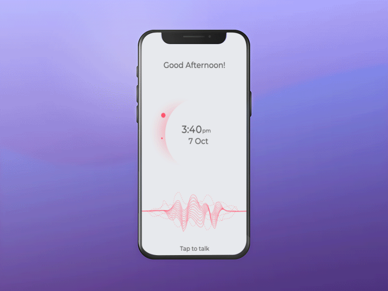 Voice Interface 01 ai interface animation design interaction interface ux voice interface