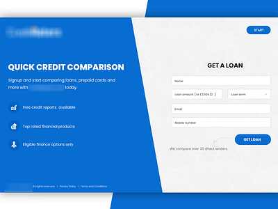 Loan 2 finance form form design loan login