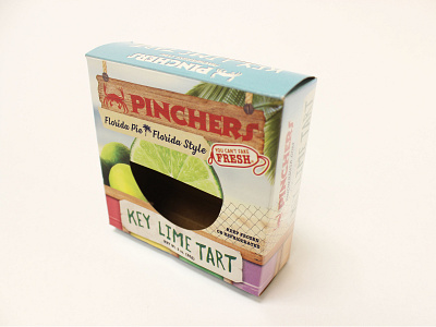 Pinchers Key Lime Tart Packaging branding key lime packaging pie