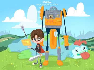 Happy to join innn！ illustrations