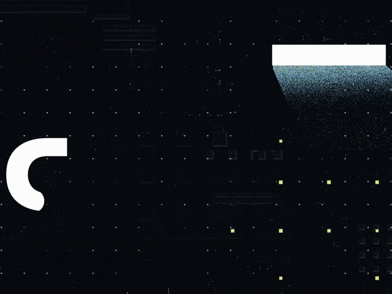 Motion test after affects glitch hi tech typo typografy