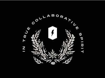 LRD x Madcap Coffee - Emblem amaro art direction black and white botanicals branding coffee coffee amaro craft spirits design emblem graphic design illustration josh kulchar lightning bolt lockup long road distillers madcap packaging packaging design spirits