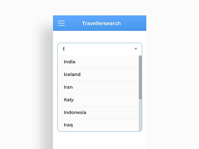 DailyUI #27 - Dropdown (search selection) 027 appdesign dailyui dailyui027 dailyuichallenge dropdown uidesign